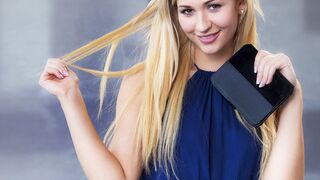 Tracy Lindsay világos szőke csábítása forró finom játékban