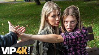 Világos Szőke szenvedélyes Zlata Shine megcsalja barátnőjét hatalmas faszos főnökkel